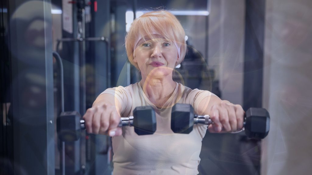 Inflammation and aging concept showing chronic inflammation and long-term metabolic health