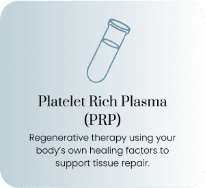 Explore PRP therapy consultations